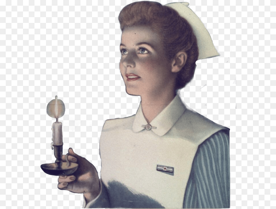 Nurse Hospital Retro Vintage Woman Scnursesessentials Girl, Adult, Portrait, Photography, Person Png