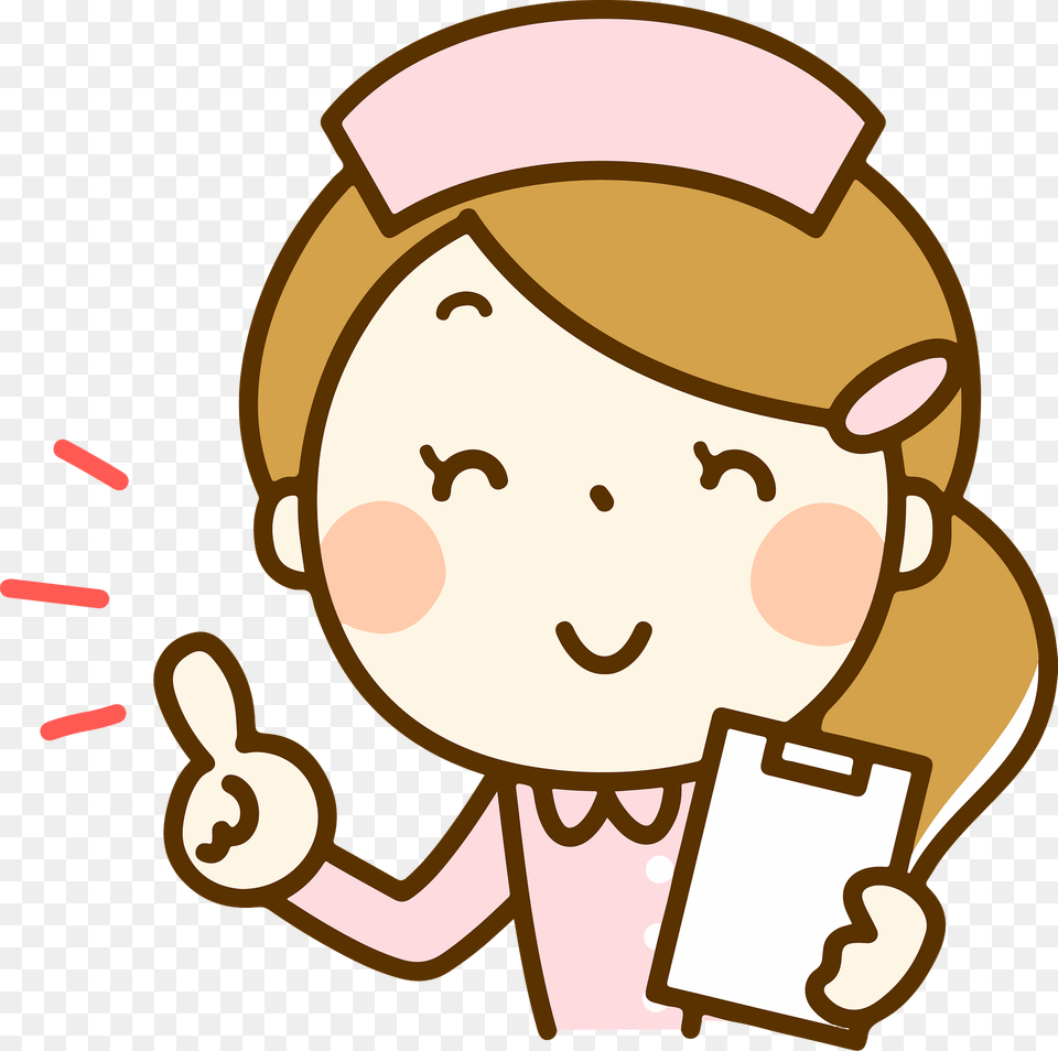 Nurse Is Giving Advice Clipart, Face, Head, Person Free Png