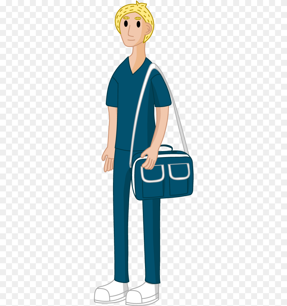 Nurse Rob Shoulder Bag, Accessories, Handbag, Person, Cleaning Free Png Download