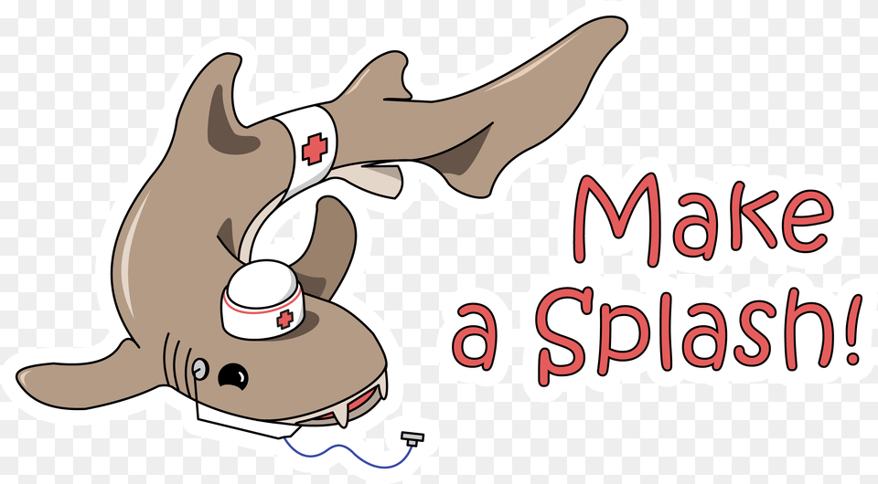 Nurse Shark Cartoon Nurse, Animal, Mammal, Bulldozer, Kangaroo Free Png Download