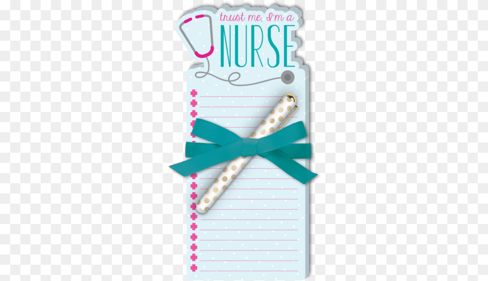 Nurse Stethoscope Note Pad With Pen Lady Jayne Nurse Pad, Text Free Transparent Png