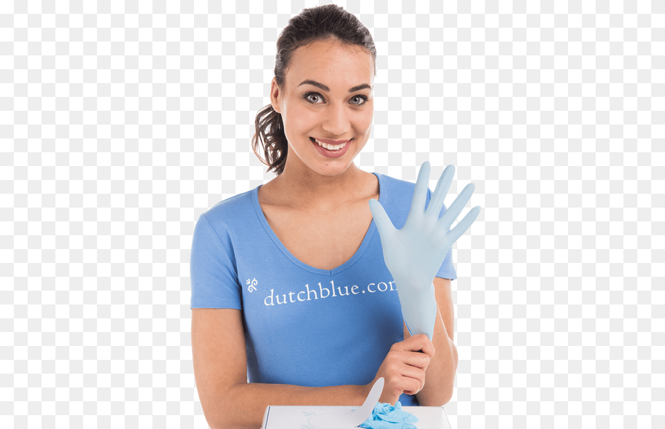 Nurse Stretching Latex Glove, Adult, Person, Hand, Finger Free Png Download