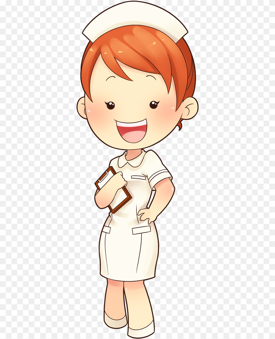 Nurse To Use Hd Photo Clipart Cartoon Nurse Clipart, Book, Comics, Publication, Baby Png