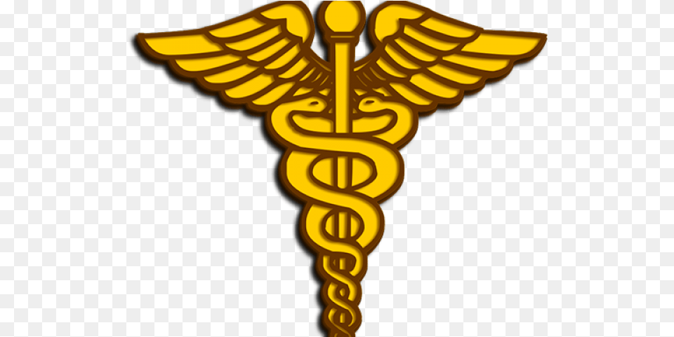 Nursing Caduceus, Emblem, Gold, Symbol, Dynamite Free Png