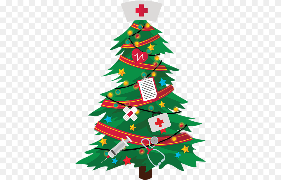 Nursing Christmas Nurses, Christmas Decorations, Festival, First Aid, Symbol Free Png