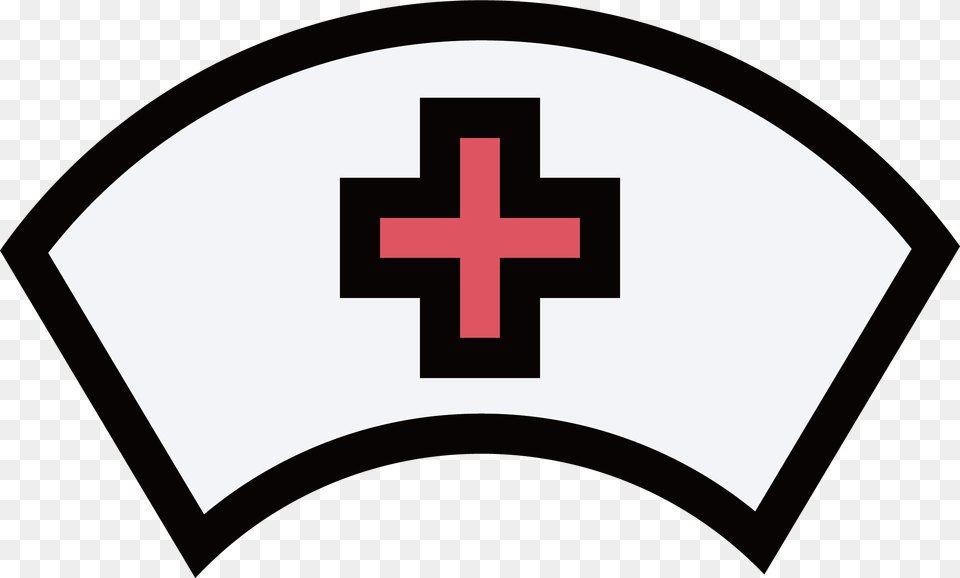 Nursing Hat Nurses Cap Icon Clip Art Nurse Hat, Logo, Symbol, First Aid, Red Cross Png