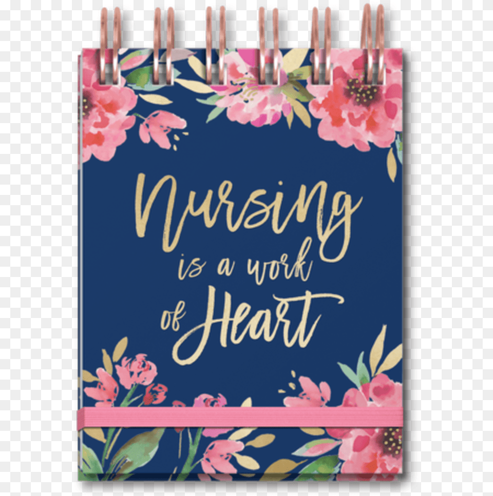 Nursing Heart Spiral Notebook Christmas Card Png