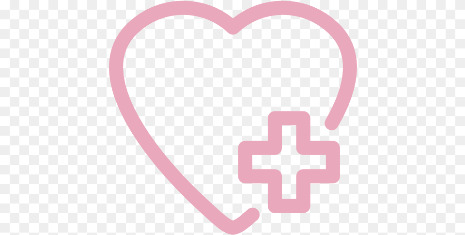 Nursing Heart With Cross Icon, Bow, Weapon Free Transparent Png