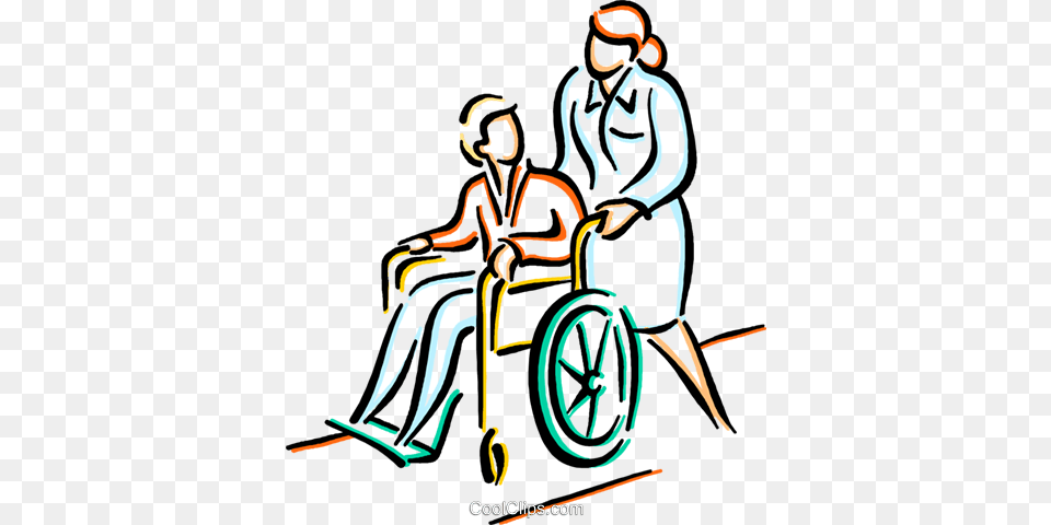 Nursing Home Clipart Clipart, Furniture, Chair, Person, Wheelchair Free Png Download