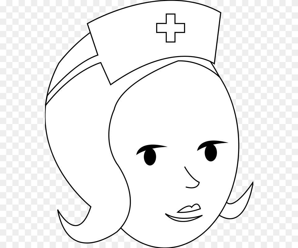 Nursing Symbols Clip Art, Stencil, Clothing, Hat, Face Png Image