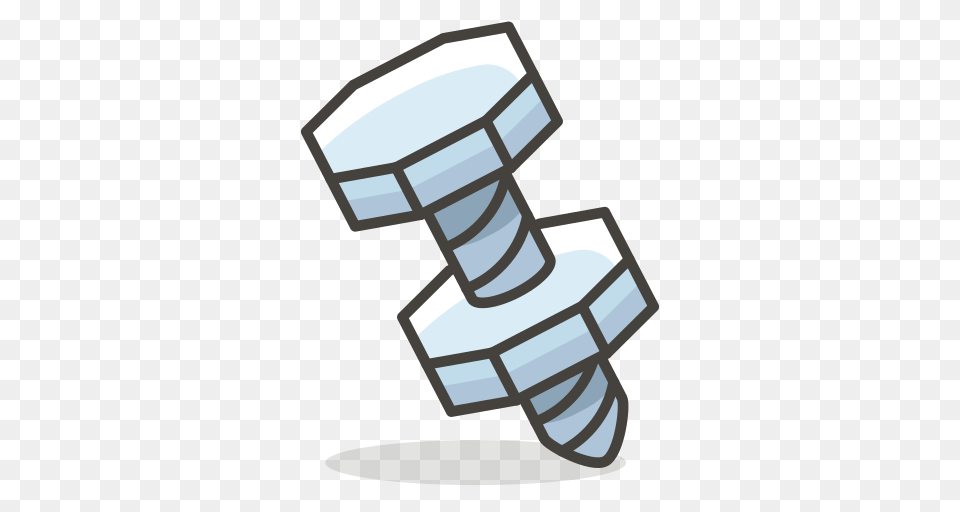 Nut And Bolt Icon Of Vector Emoji, Machine, Screw, Ammunition, Grenade Free Transparent Png