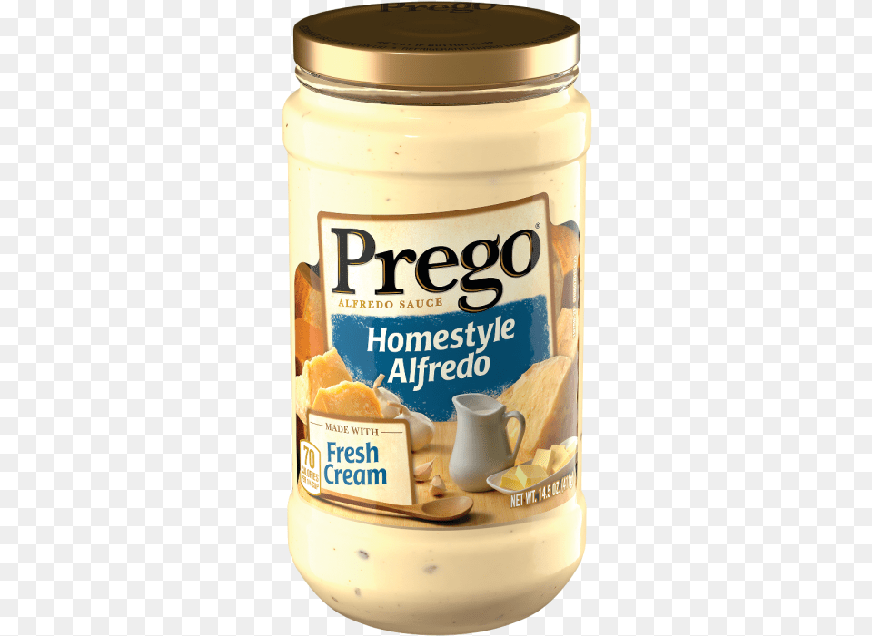 Nut Butter Prego Homestyle Alfredo Sauce, Food, Mayonnaise, Bottle, Shaker Free Png