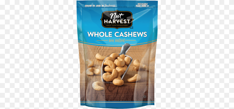 Nut Harvest Sea Salted Whole Cashews Nut Harvest Dark Chocolate Almond Toffee Bites, Food, Plant, Produce, Vegetable Free Png Download
