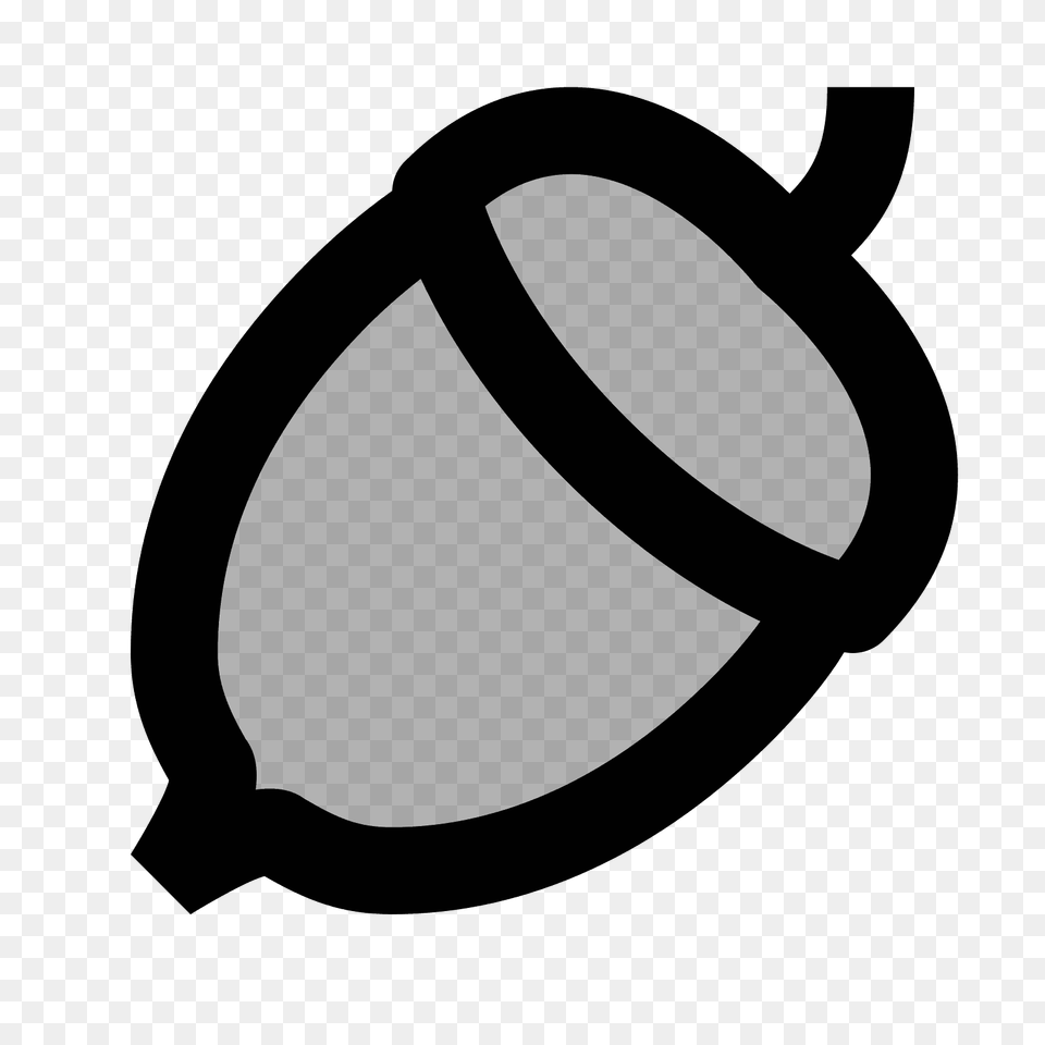 Nut Icon, Gray Free Transparent Png