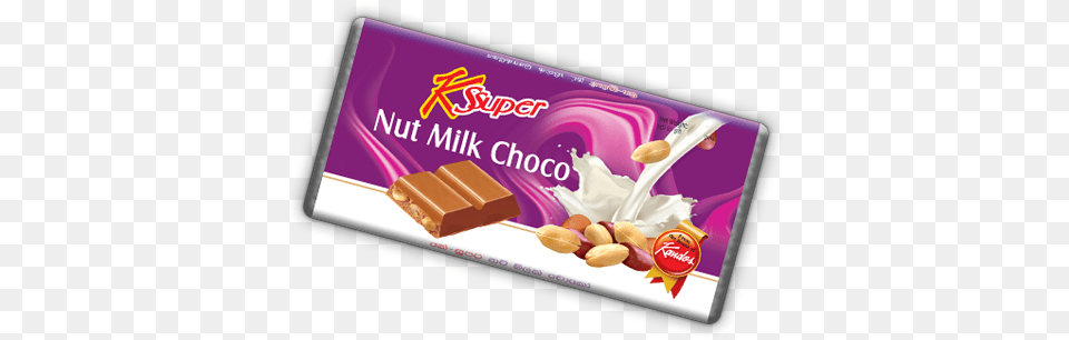 Nut Milk Medium Chocolate Bar, Dairy, Food Free Transparent Png
