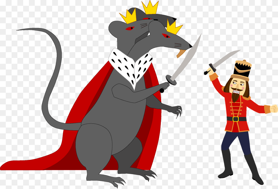 Nutcracker And Rat King Clipart, Person, Animal, Mammal, Kangaroo Free Png