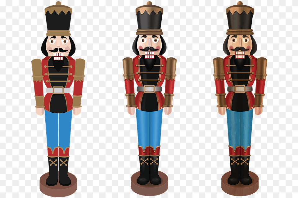Nutcracker Christmas Figurine Soldier Xmas Toy Cartoon, Person, Adult, Female, Woman Free Transparent Png