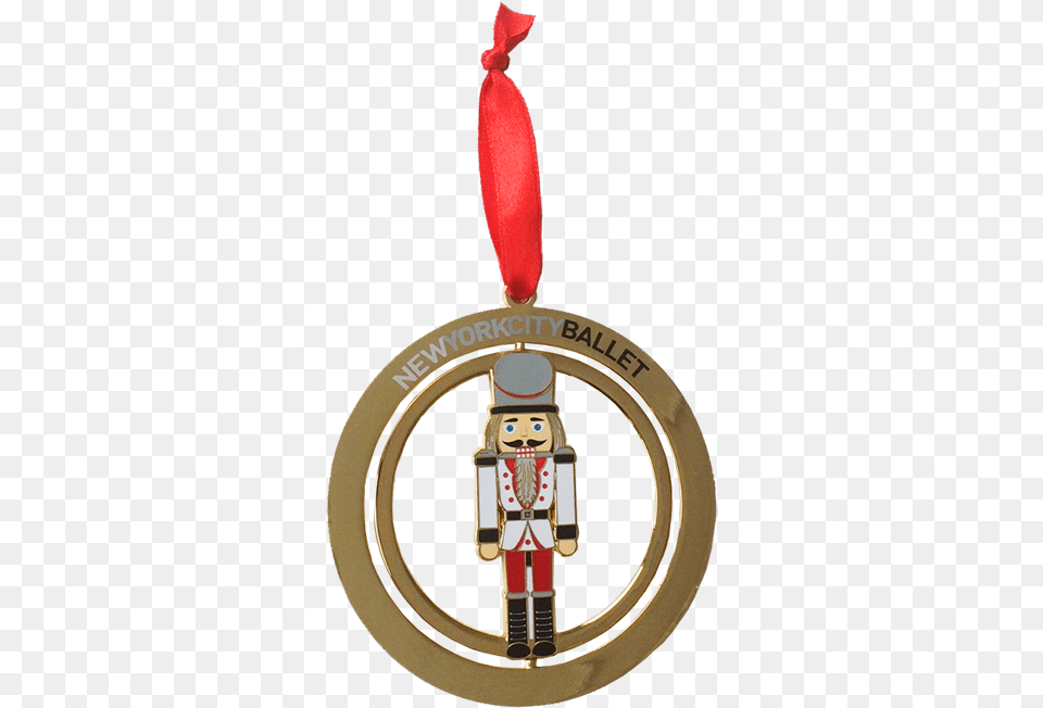 Nutcracker Spin Ornament Full Dress, Gold, Accessories Free Png Download