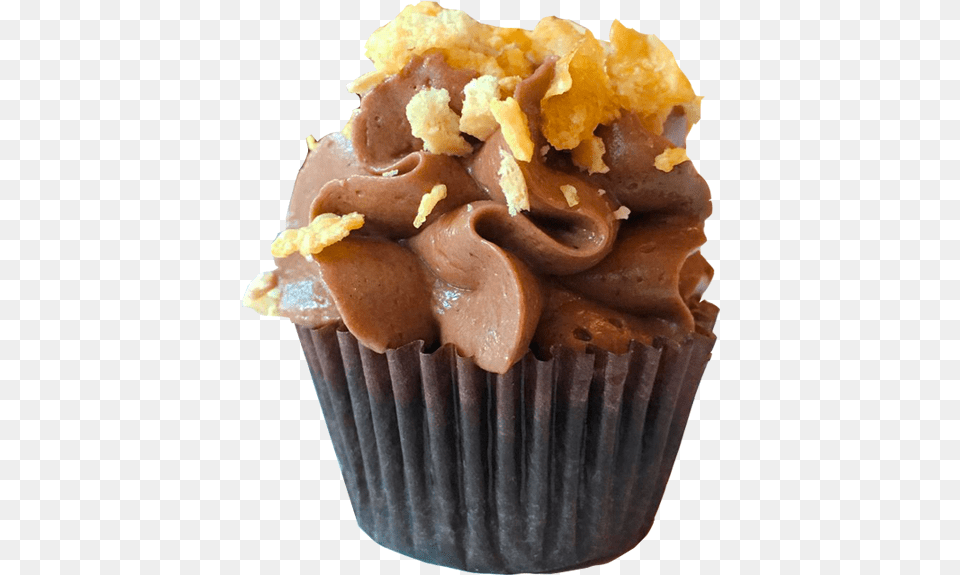 Nutella Bae Cupcake, Cake, Cream, Dessert, Food Free Transparent Png