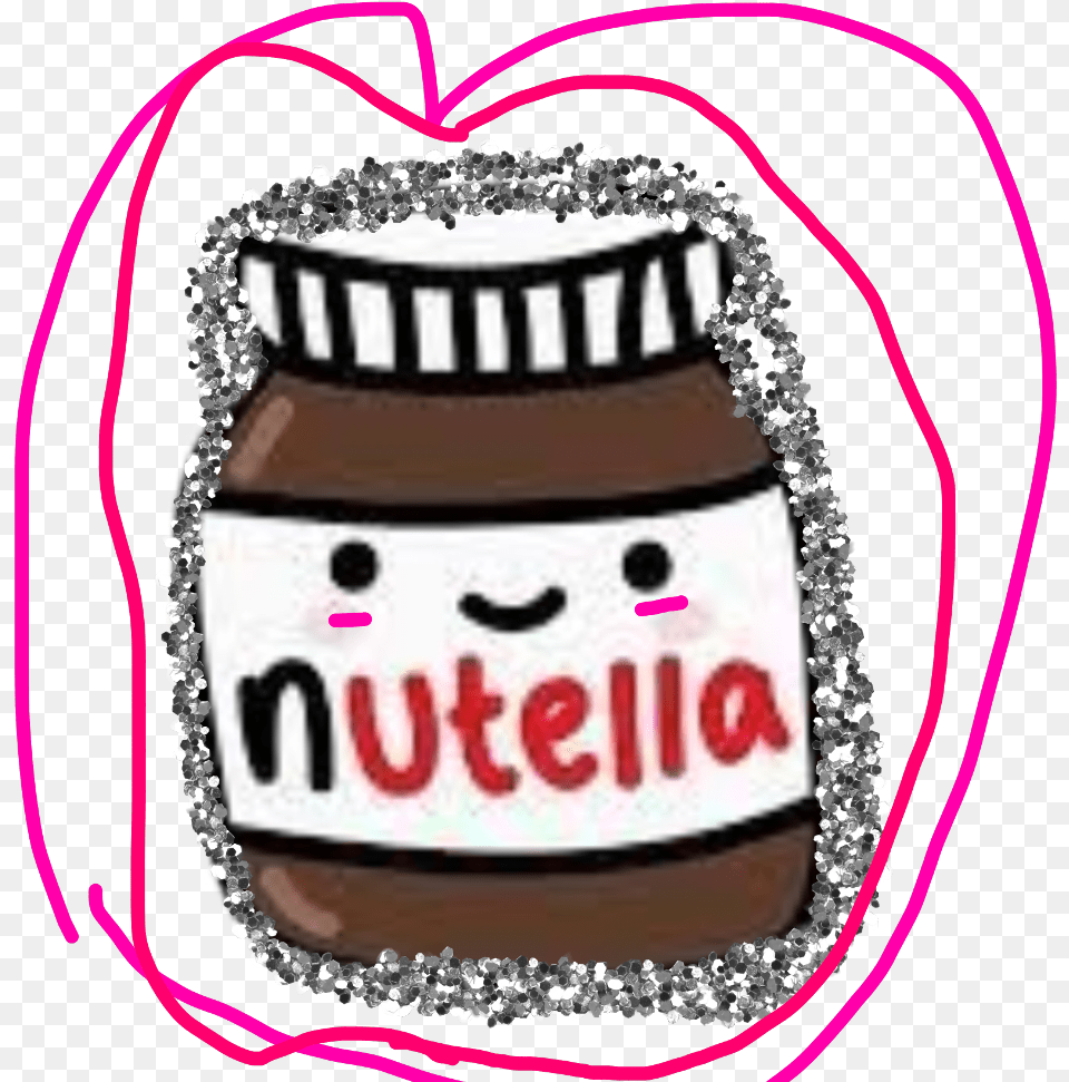 Nutella Cartoon Nutella, Jar, Birthday Cake, Cake, Cream Free Png
