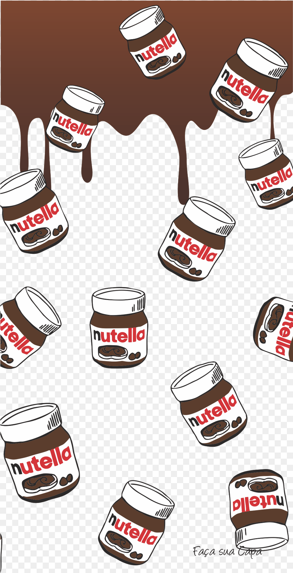 Nutella Cool Iphone Backgrounds Iphone Wallpaper Food Nutella Background, Aluminium, Tin, Can, Canned Goods Png Image