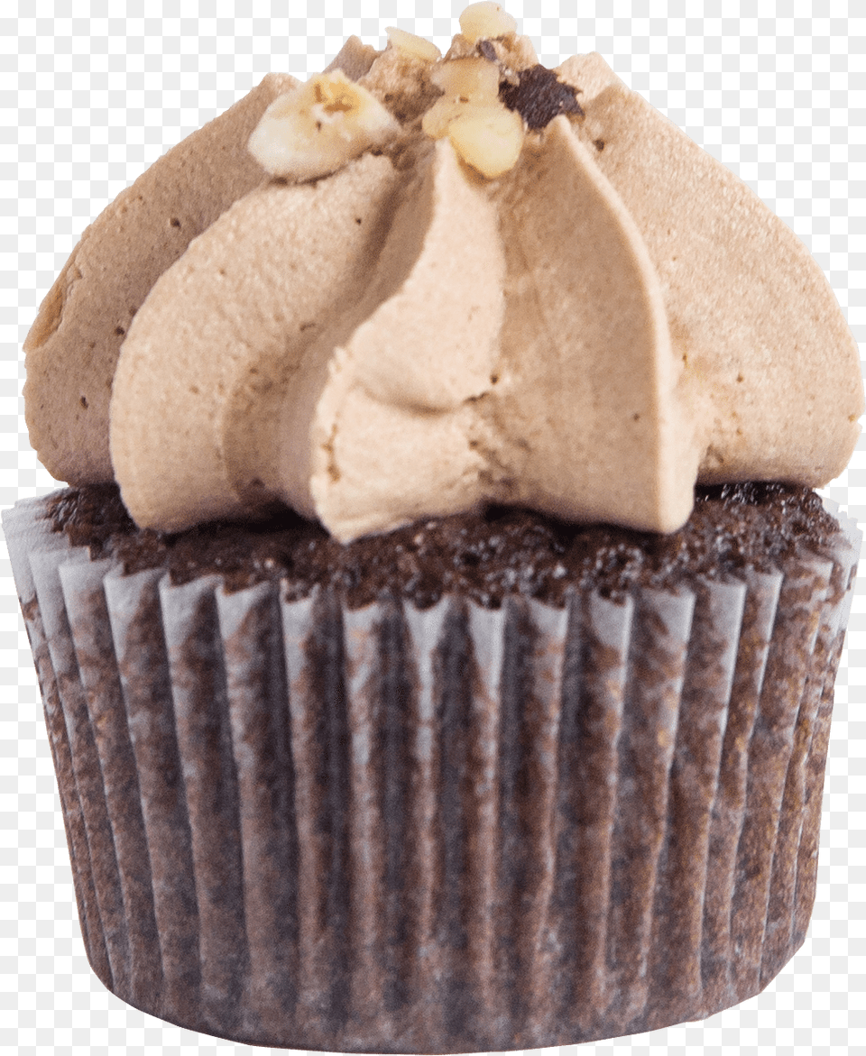 Nutella Cupcake, Cake, Cream, Dessert, Food Free Png