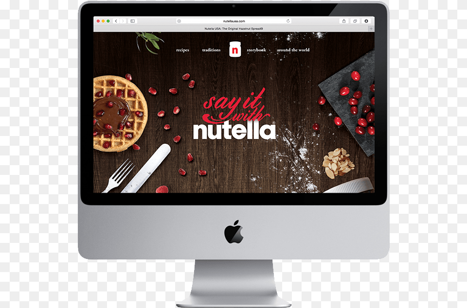 Nutella Holiday Site Layout For Personal Website Design, Cutlery, Fork, Blade, Knife Free Png