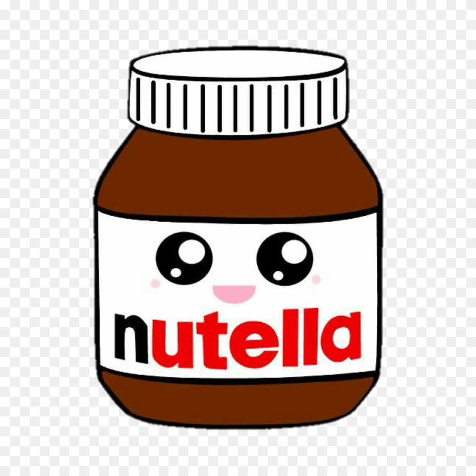 Nutella Kaiwaii, Jar, Food Free Png