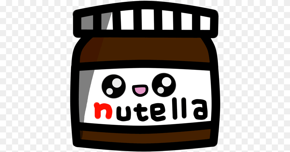Nutella Kawaii Dibujos De Nutella Kawaii, Jar, Food, Relish Free Png