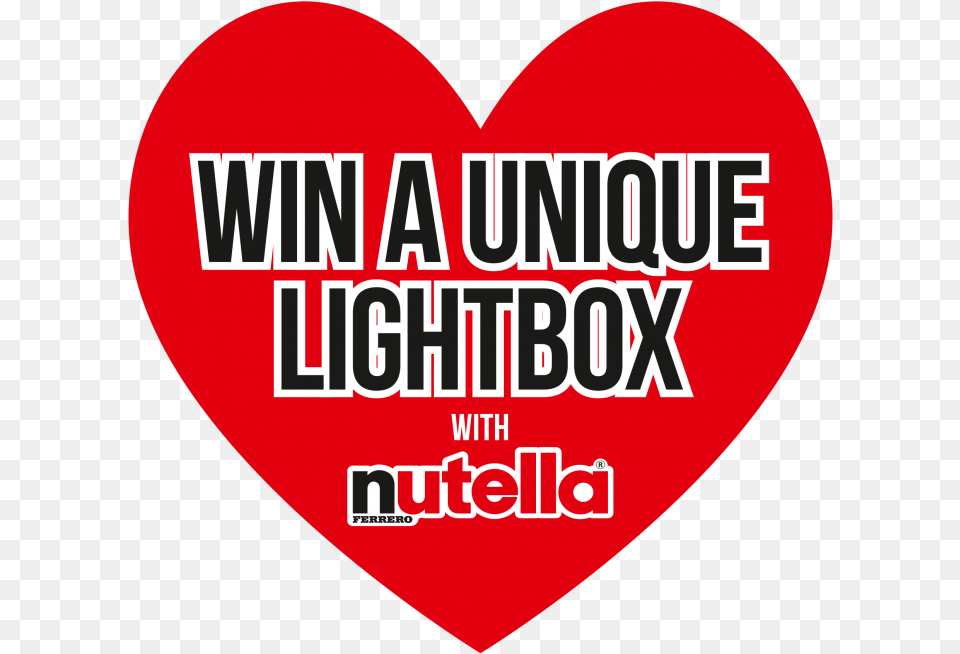 Nutella Nutallo Club, Heart, Food, Ketchup Free Png Download