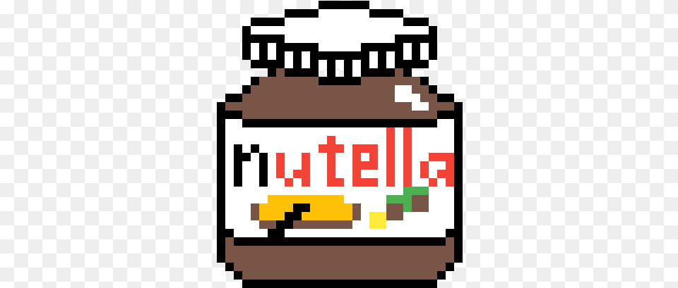 Nutella Pixel, First Aid, Jar Free Transparent Png