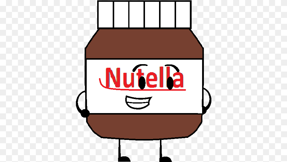 Nutella Pose Bfdi Nutella, Jar, Food Free Png Download