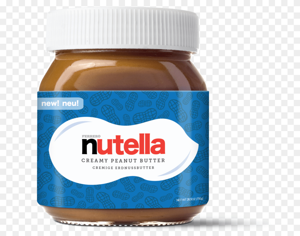 Nutella Rebrand Kalina Procas, Food, Peanut Butter Free Png