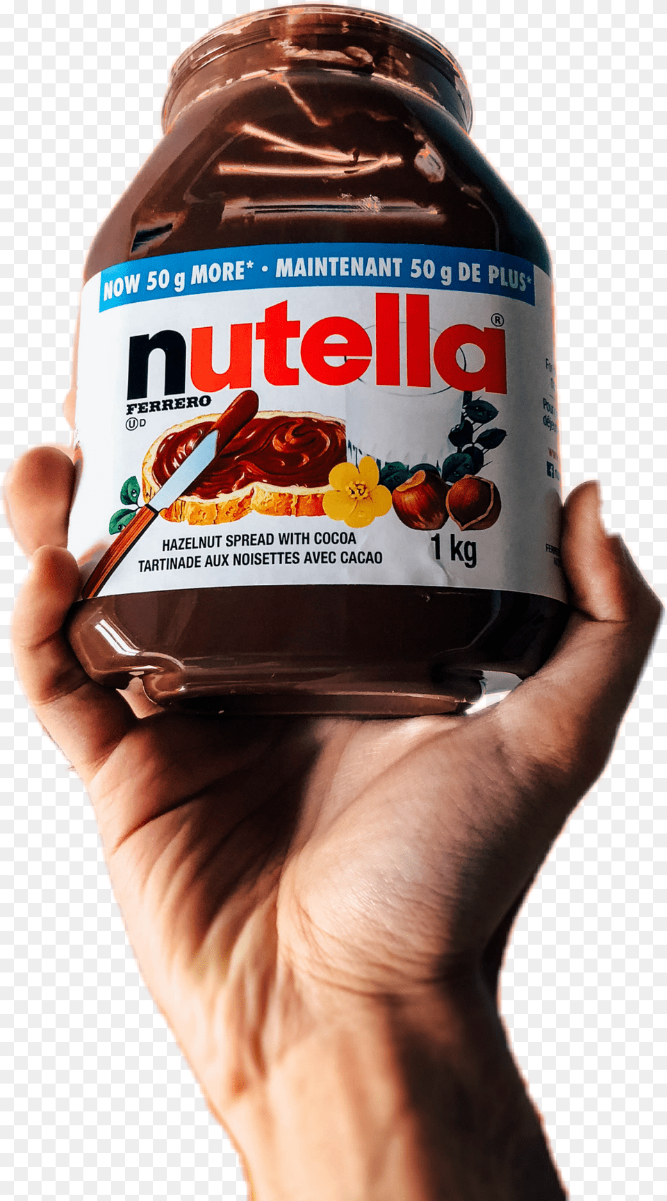 Nutella Sticker Nutella, Food, Ketchup Png Image