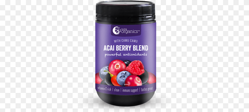 Nutra Organics Acai Berry Blend, Blueberry, Food, Fruit, Plant Free Png Download