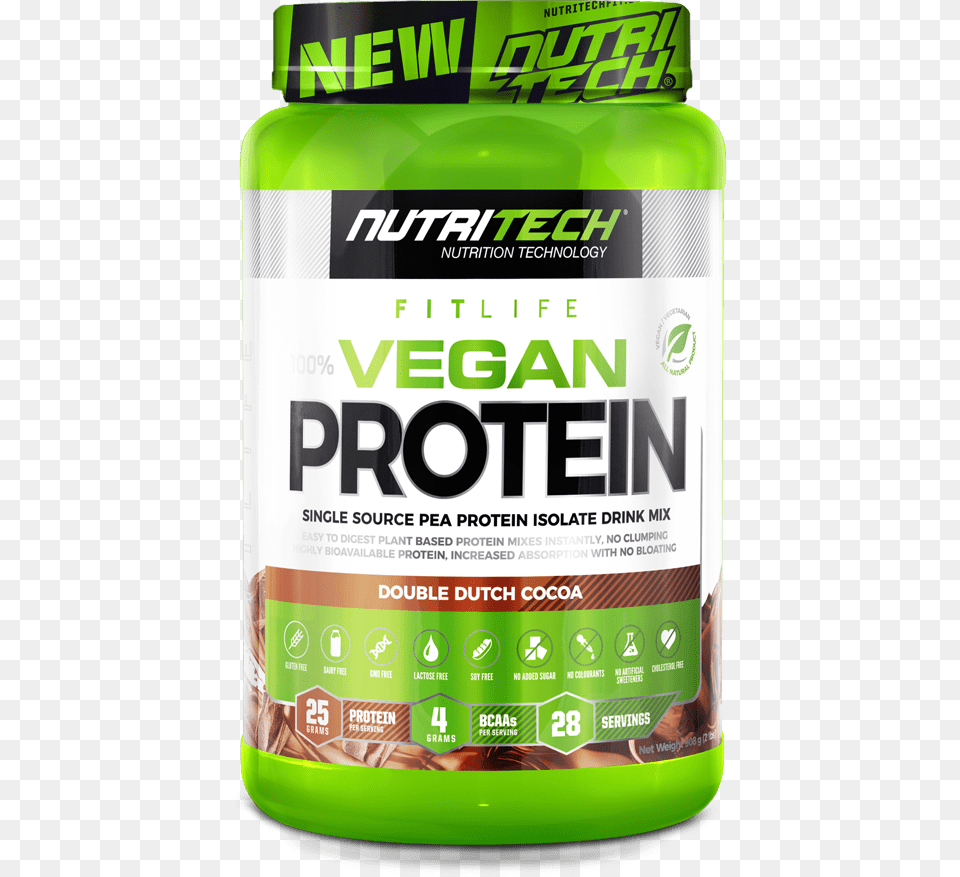 Nutri Tech 100 Vegan Protein Energy Drink Png Image