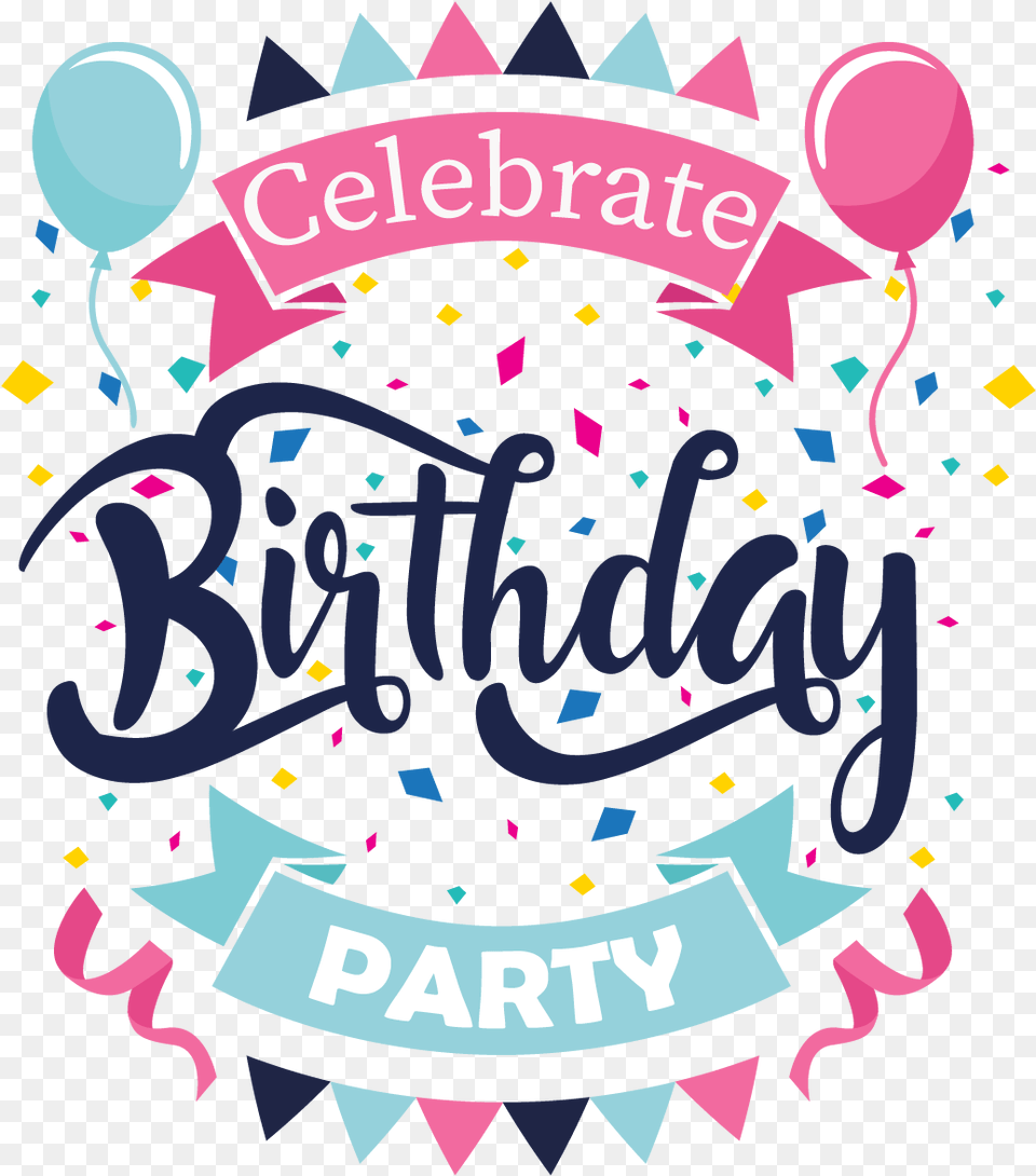 Nutripreneur Service Happy Birthday Logo Design, Paper, Confetti, Birthday Cake, Cake Free Transparent Png