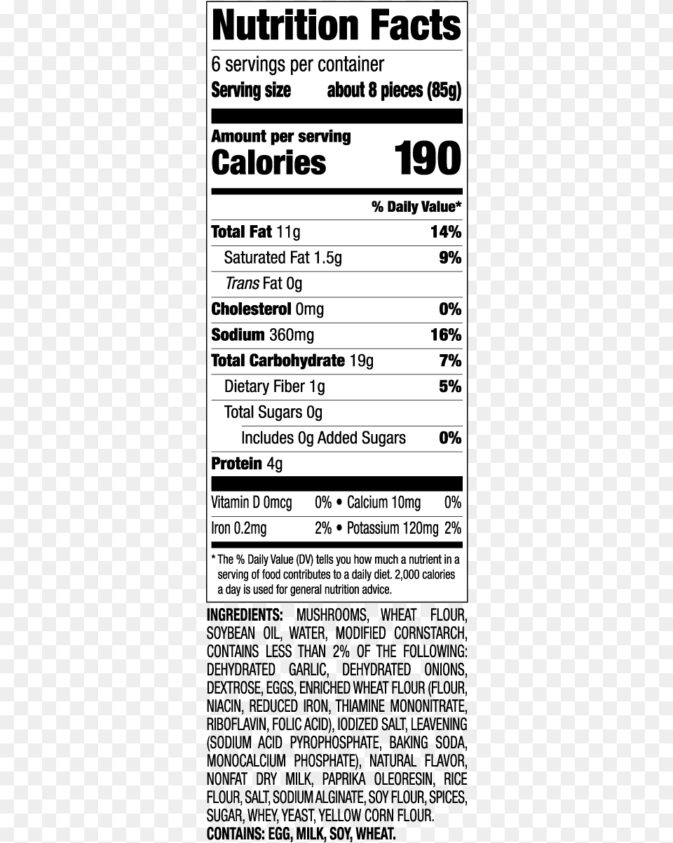Nutrition Facts, Paper, Text Png Image