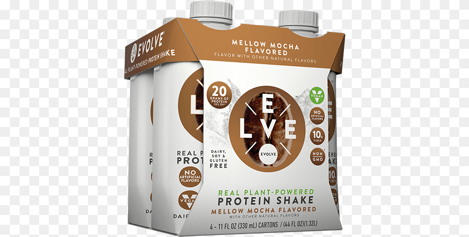 Nutrition Facts Evolve Protein Shake Reviews, Box, Beverage, Milk, Cardboard Free Transparent Png