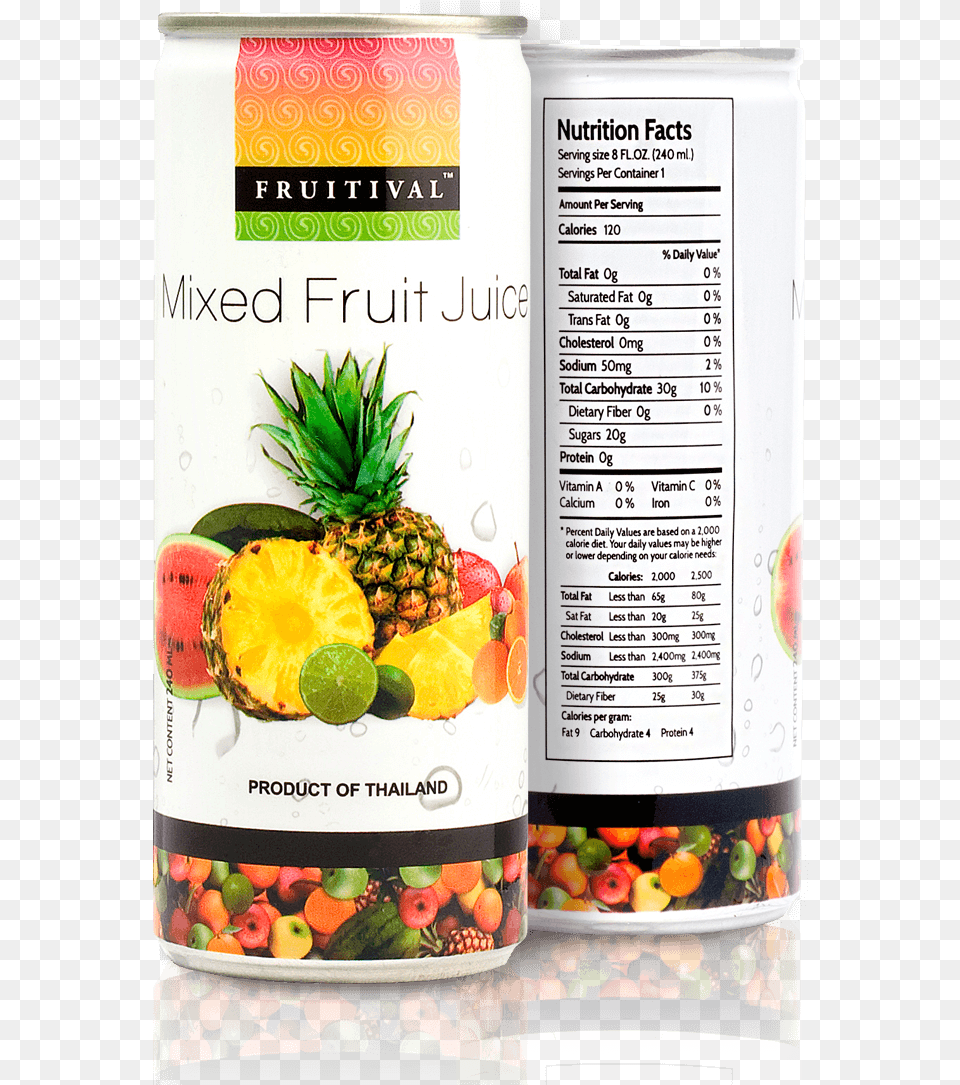 Nutrition Facts Of Fruit Juice, Food, Pineapple, Plant, Produce Free Png Download