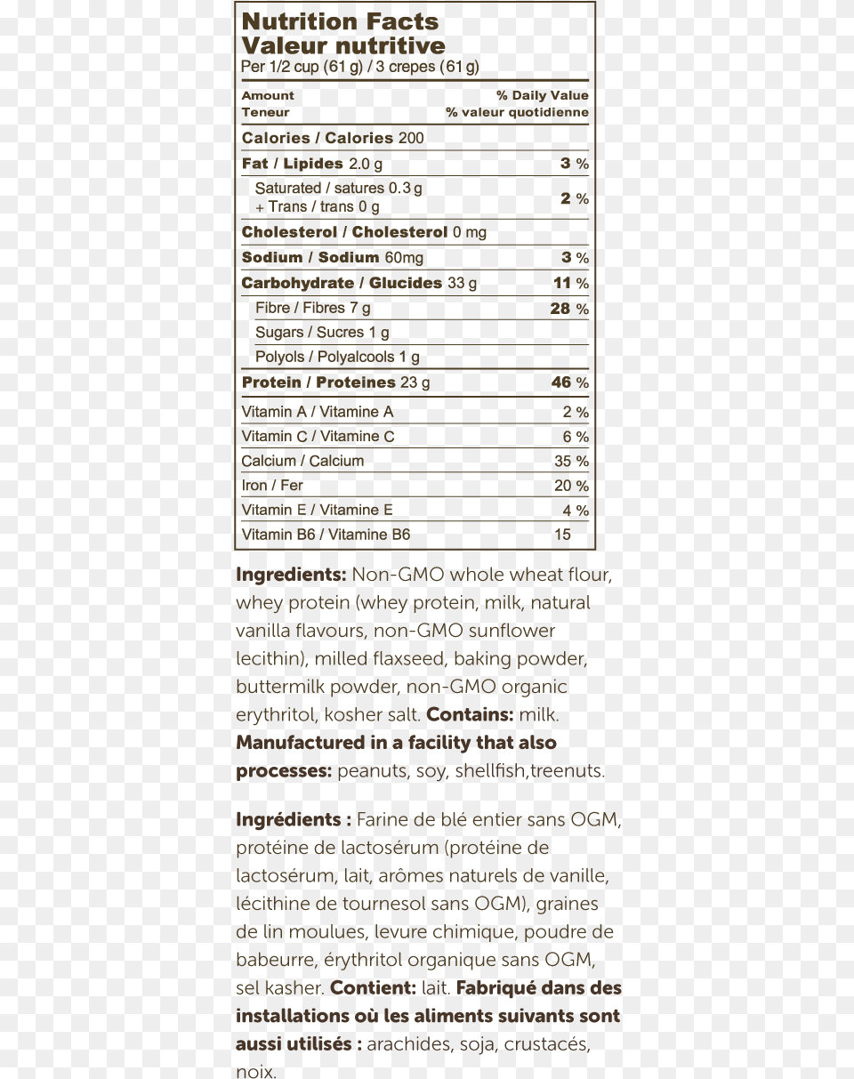 Nutrition Flourish Pancakes, Page, Text Png Image