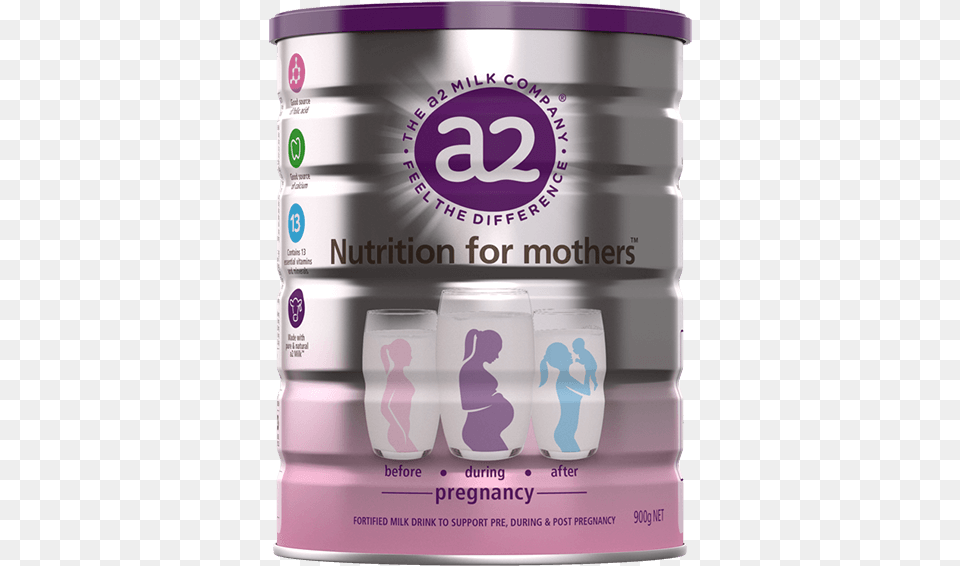 Nutrition For Mothers A2 Nutrition For Mothers, Cup, Can, Tin, Barrel Png