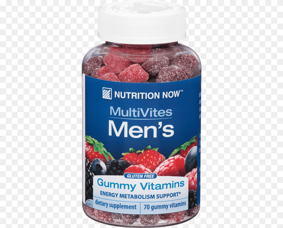 Nutrition Now Men39s Multivitamin Gummy Nutrition Now Men39s Gummy Vitamins 70 Gummies, Berry, Food, Fruit, Plant Png