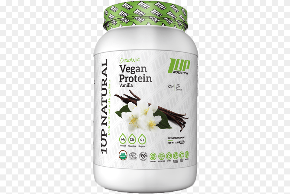 Nutrition Vegan Vanilla Protein Powder, Herbal, Herbs, Plant, Flower Free Transparent Png