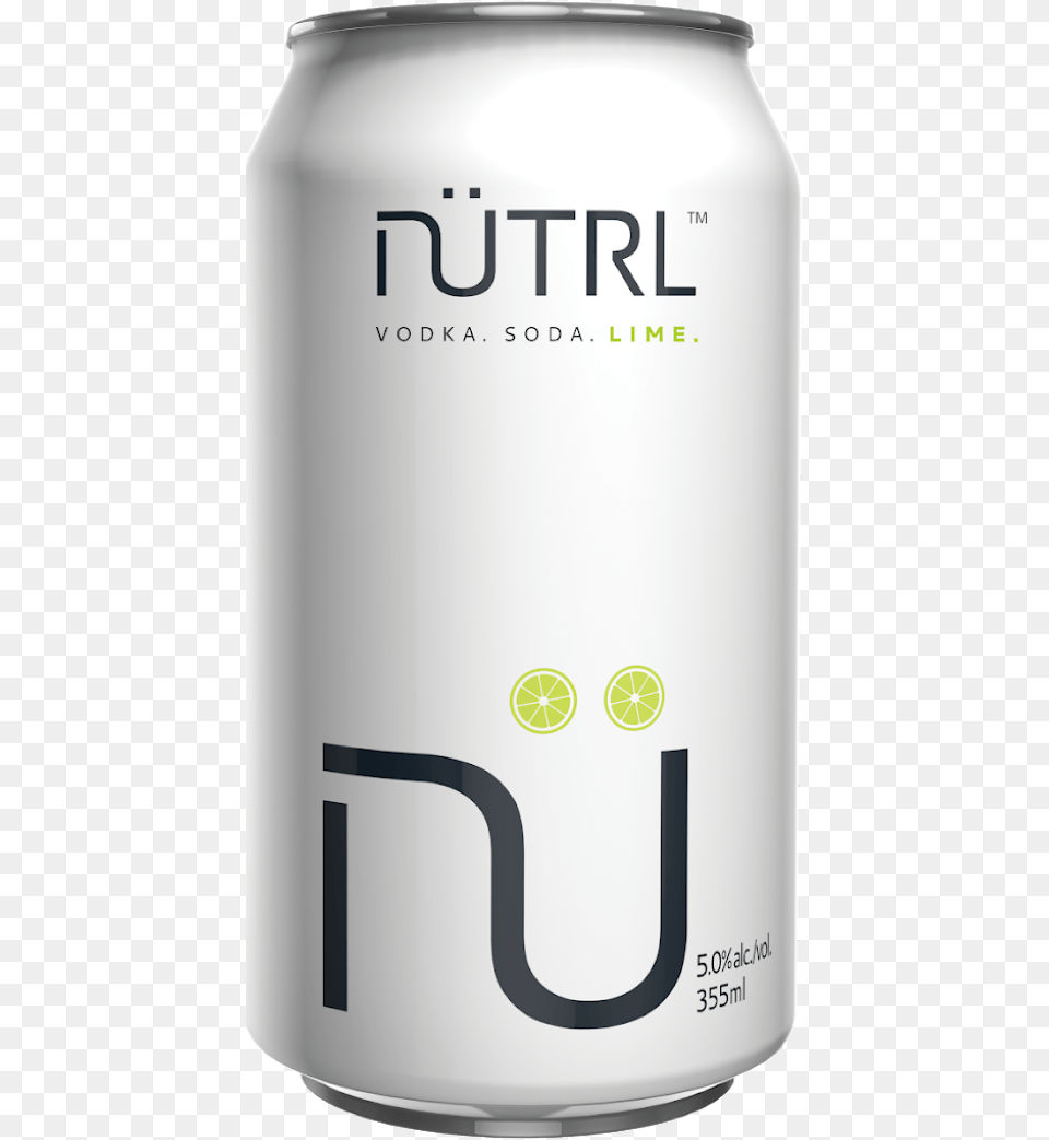 Nutrl Vodka Soda, Alcohol, Beer, Beverage, Can Free Png Download