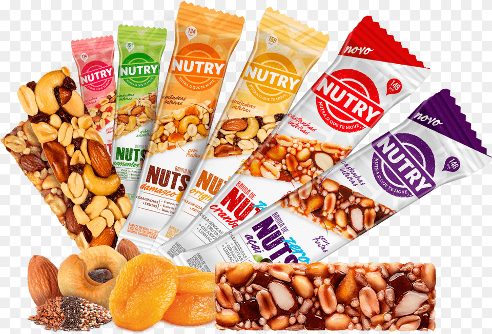Nutry Nuts Barra De Cereal Nutry Nuts, Food, Snack, Produce, Nut Free Png Download