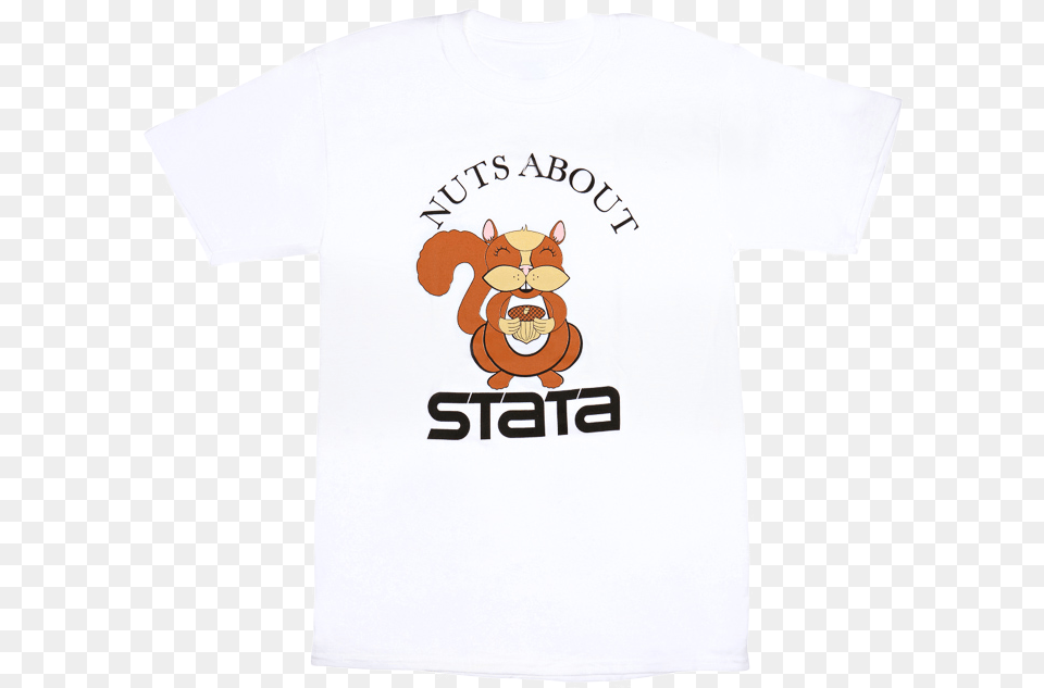 Nuts About Stata T Shirt Stata T Shirt, Clothing, T-shirt, Animal, Cat Free Png
