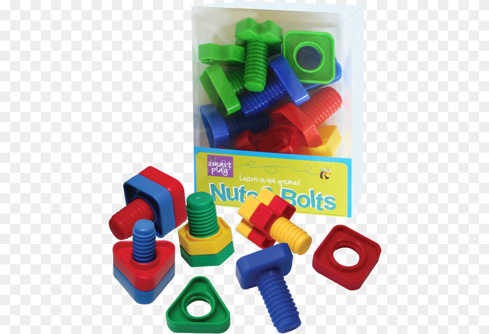 Nuts And Bolts, Plastic, Machine, Screw, Toy Png Image