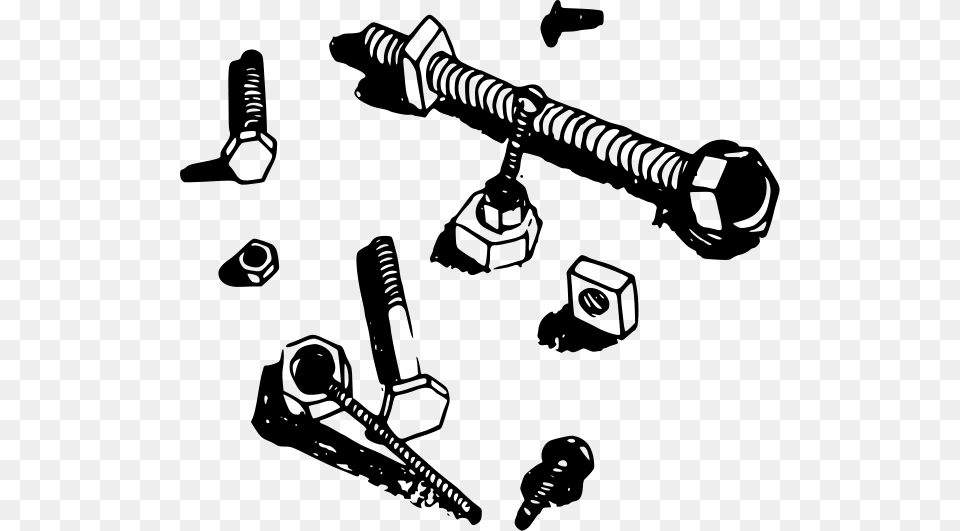 Nuts And Bolts Clip Arts Clipart Nuts And Bolts, Gray Png