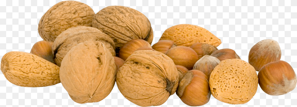 Nuts Transparent Transparent Nut, Food, Plant, Produce, Vegetable Free Png